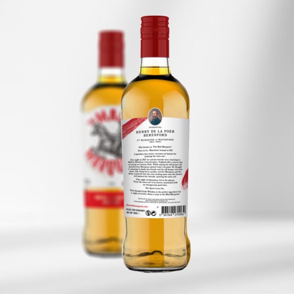 The Mad Marquess Blended Irish Whiskey 70cl - Image 3